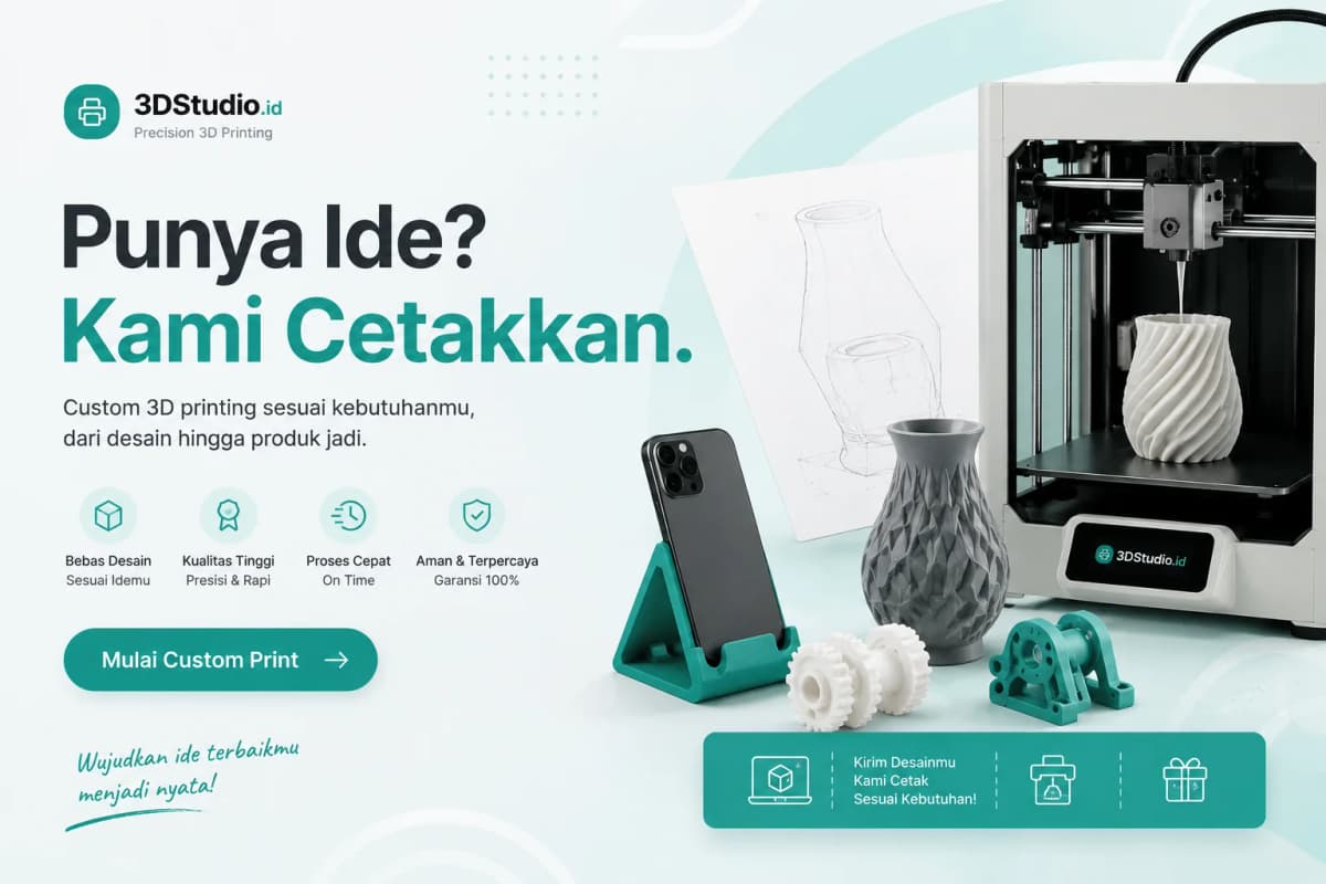 Punya Ide? Kami Cetakkan.