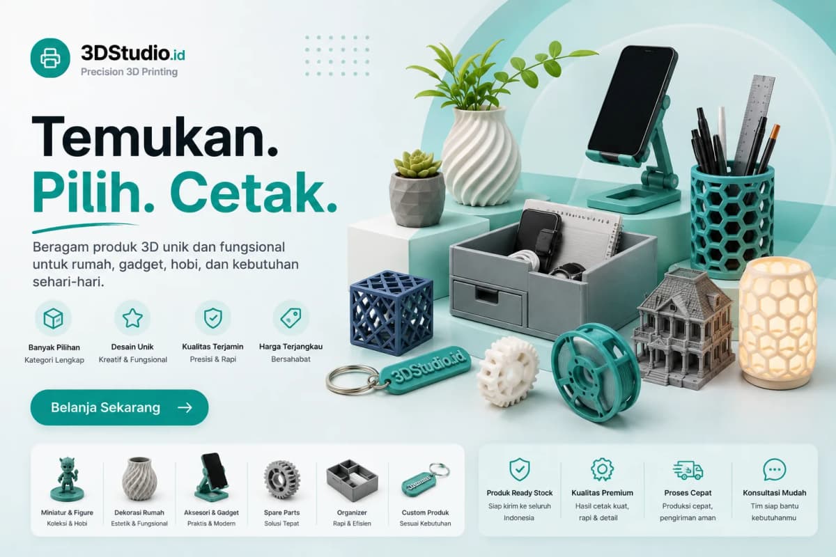 Temukan. Pilih. Cetak.